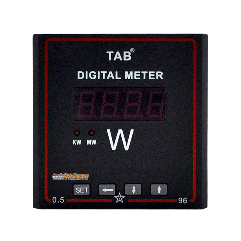 TAB Digital KW Meter / Power meter 1P 96x96