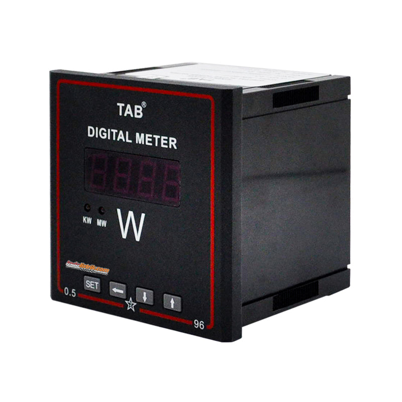 TAB Digital KW Meter / Power meter 1P 96x96