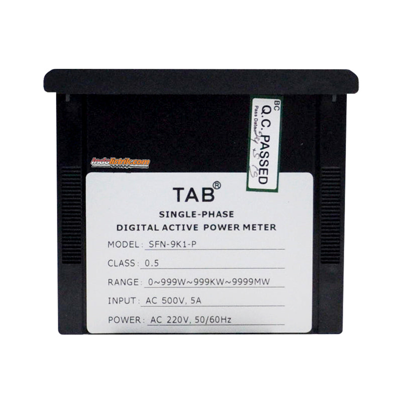 TAB Digital KW Meter / Power meter 1P 96x96