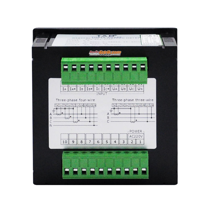 TAB Digital Multi meter 96x96 VAF 3phase