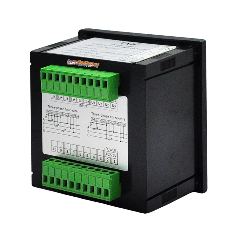 TAB Digital Multi meter 96x96 VAF 3phase