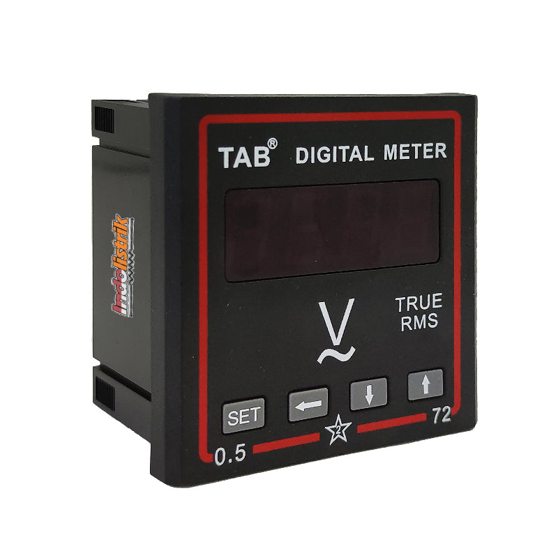 TAB Digital Voltmeter 72x72 600VAC