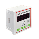 TAB Digital Voltmeter 72x72 600VAC Putih