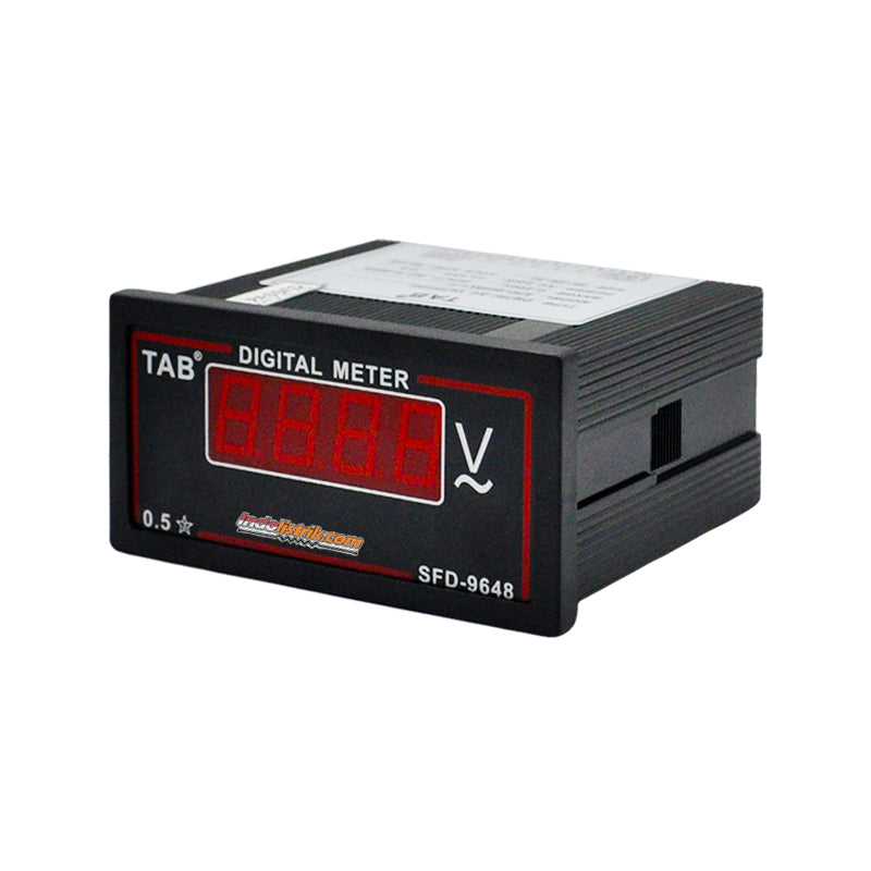 TAB Digital Voltmeter 96x48 600VAC