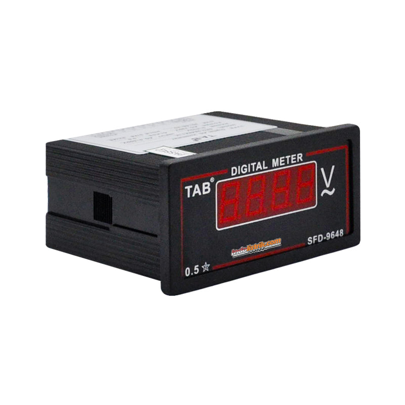 TAB Digital Voltmeter 96x48 600VAC