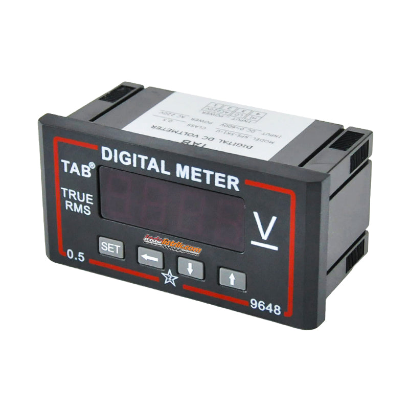 TAB Digital Voltmeter 96x48 600VDC