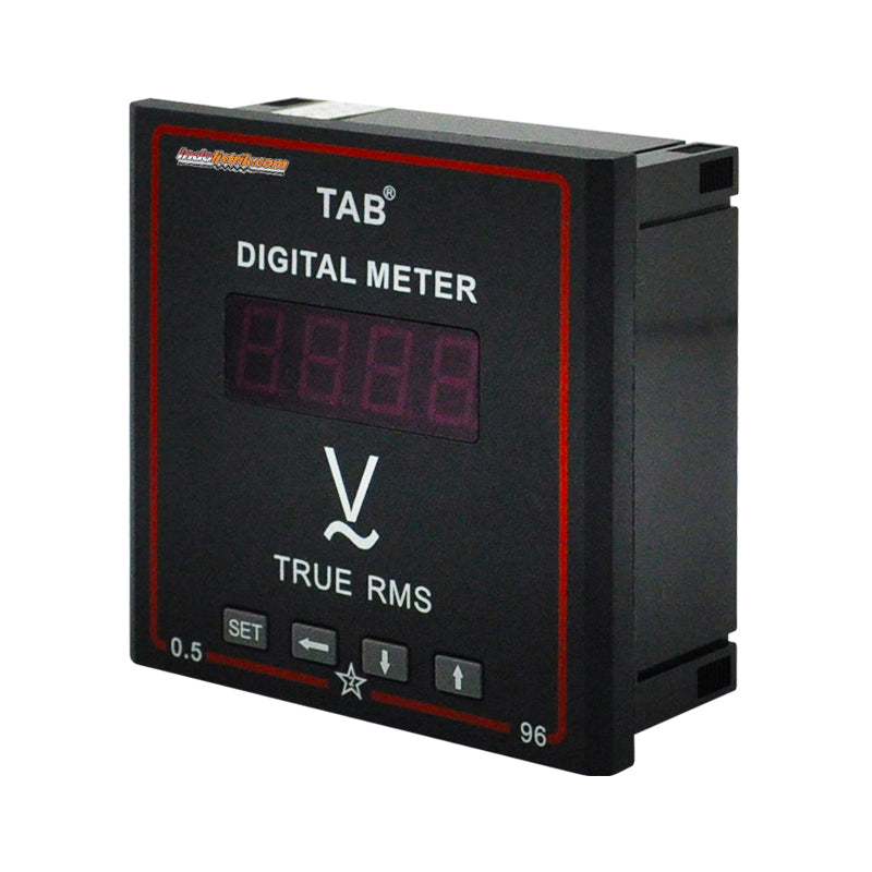 TAB Digital Voltmeter 96x96 600VAC