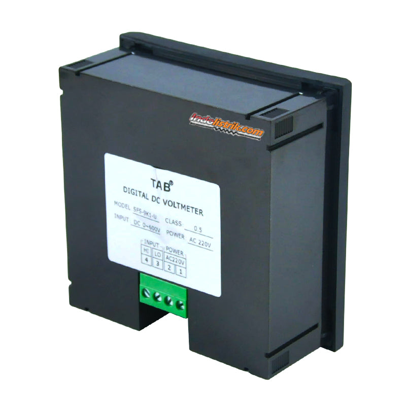 TAB Digital Voltmeter 96x96 600VDC