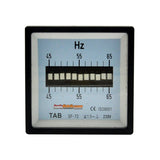 TAB Frekuensi Meter Analog Getar 72x72 45-65HZ