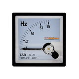 TAB Frekuensi Meter Analog Jarum 72x72 45-55HZ
