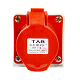 TAB Industrial Surface Mounting Socket CEE 114 (4P x 16 Ampere)