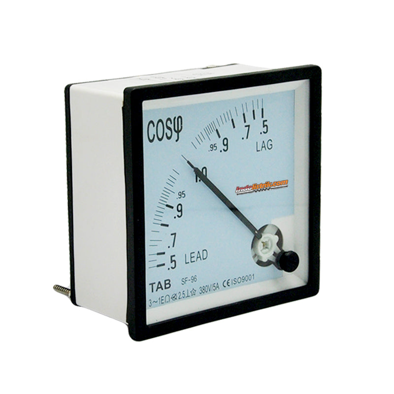 TAB Power Factor / Cos Phi Meter 96x96 3P 380Volt