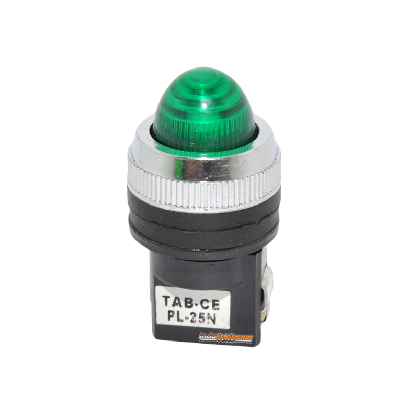 TAB Pilot Lamp Bohlam 25mm PL 25N Hijau