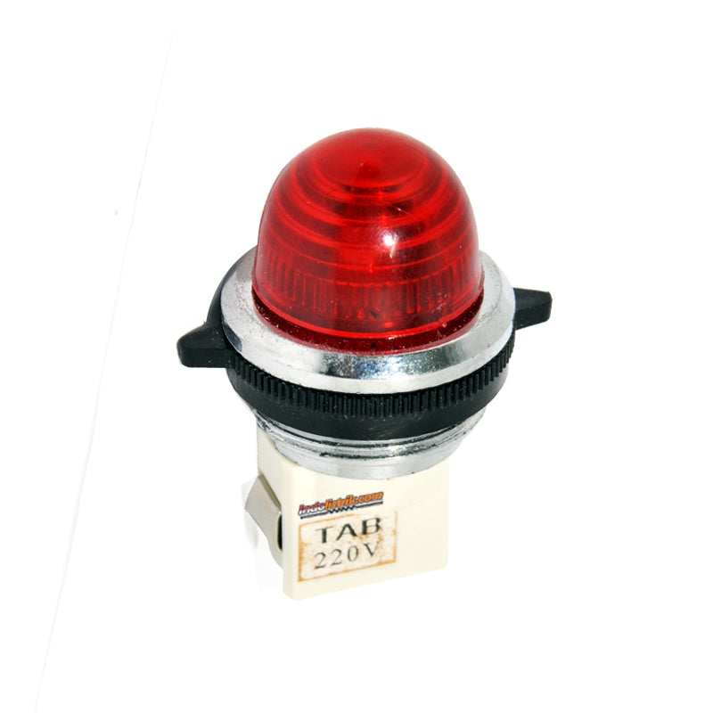 TAB Pilot Lamp Bohlam 30mm PL 30N Merah