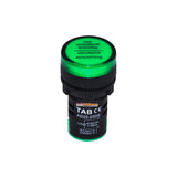 TAB Pilot Lamp LED 22mm AD22 22DS 24 VDC Hijau