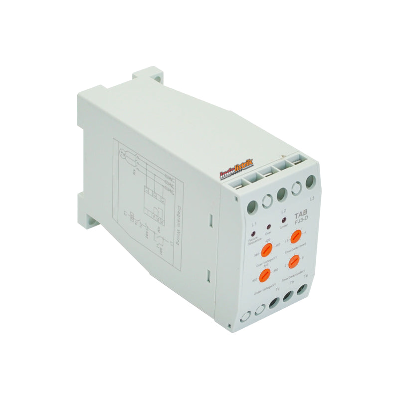 TAB Protection Relay FJ3-D 3phase 380V AC