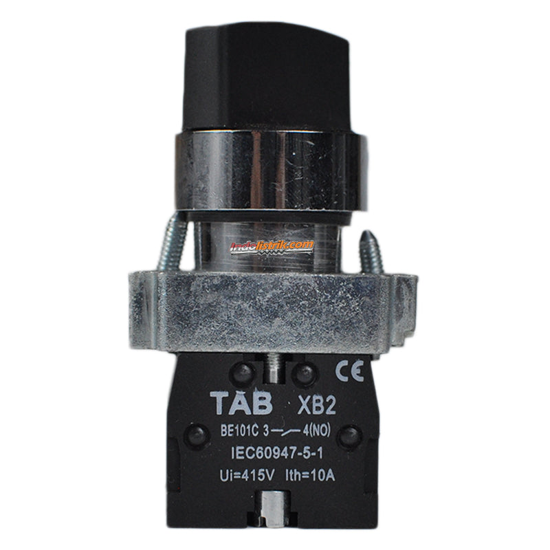 TAB Selector Switch 3posisi Stay-Put 22mm LAY5-BD33