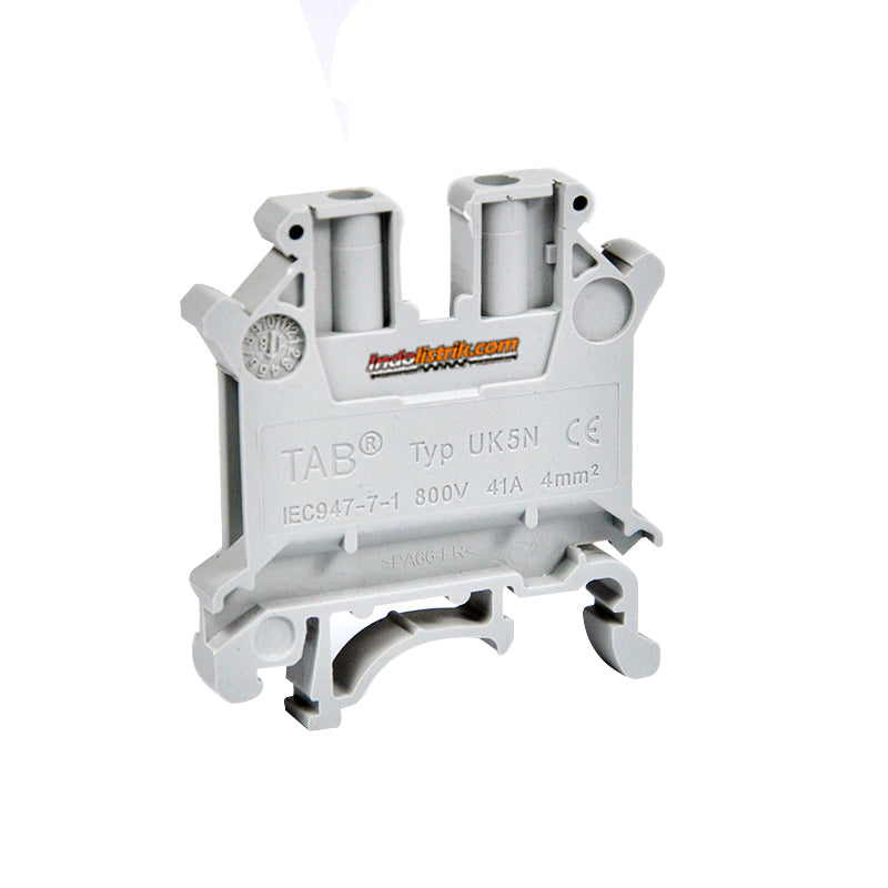 TAB Terminal Block UK 5N Abu-abu