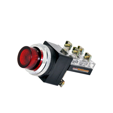 TAB Illuminated Push Button 220 VAC PB3011D Merah