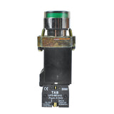TAB Illuminated Push Button dengan Trafo 220 VAC LAY5-BW3341 Hijau