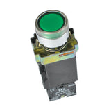 TAB Illuminated Push Button dengan Trafo 220 VAC LAY5-BW3341 Hijau