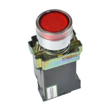 TAB Illuminated Push Button dengan Trafo 220 VAC LAY5-BW3442 Merah