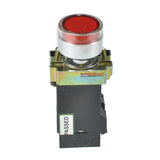 TAB Illuminated Push Button dengan Trafo 220 VAC LAY5-BW3442 Merah