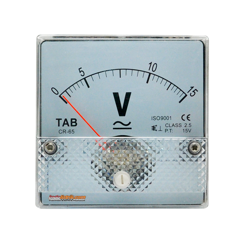 TAB Volt meter CR65 15 V (AC/DC)