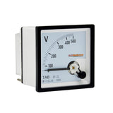 TAB Voltmeter Analog Analog 72x72 500V