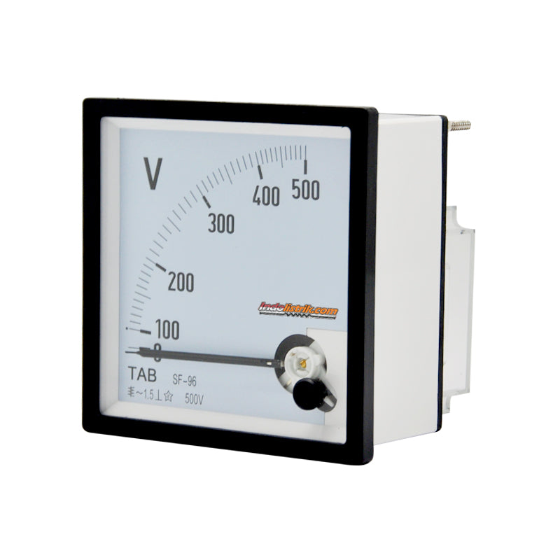 TAB Voltmeter Analog Analog 96x96 500V