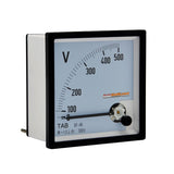 TAB Voltmeter Analog Analog 96x96 500V