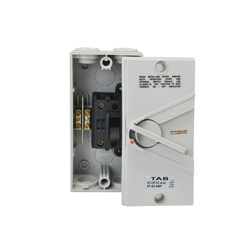 Switch Sw 263 Jual TAB Weatherproof Isolating Switch UKF-263 2 Pole 63A Murah ...