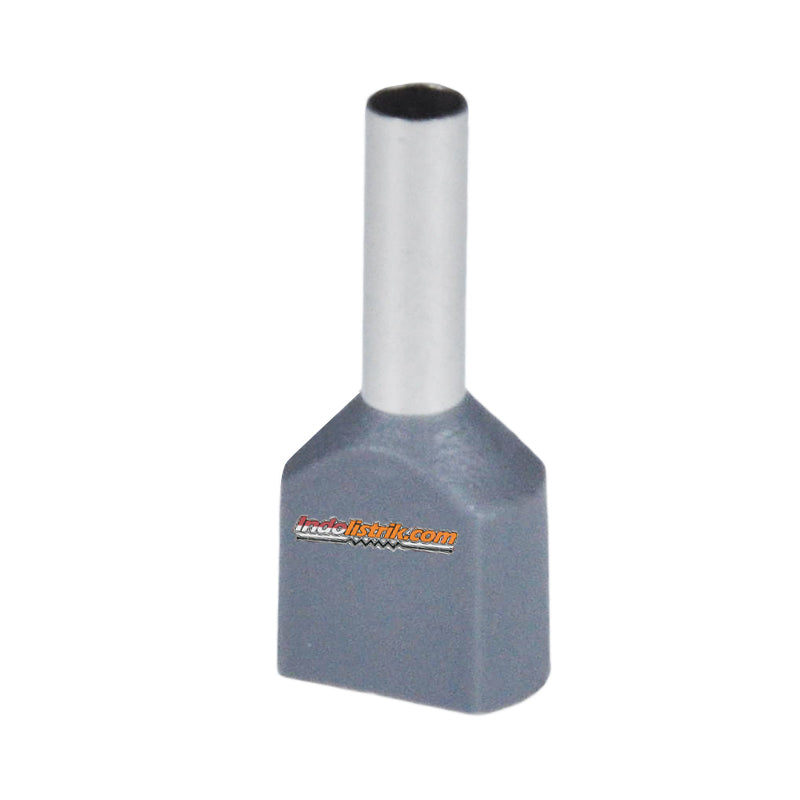 TSS Twin End Insulated Ferrules TE 2510mm Abu-abu