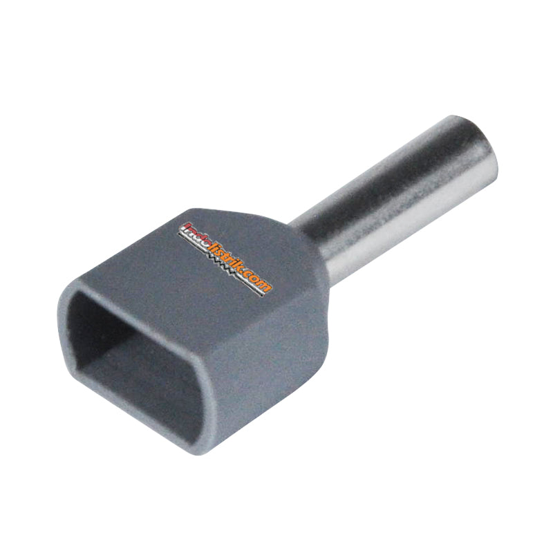 TSS Twin End Insulated Ferrules TE 2510mm Abu-abu